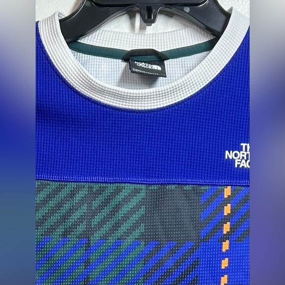 The North Face Women's Flash Dry Base Layer Plaid Waffle Shirt Top Size Small - Picture 3 of 13